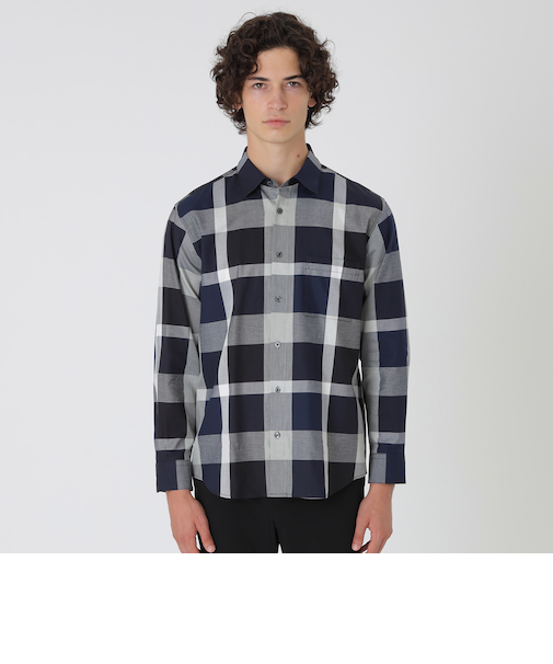 【一部店舗限定】コットンツイルクレストブリッジチェックシャツ