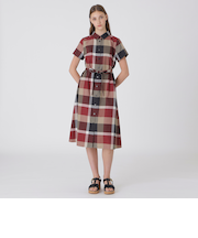 【一部店舗限定】ライトクロッシングツイルシャツドレス