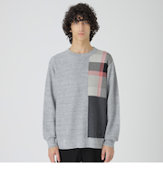 【一部店舗限定】パッチワーククレストブリッジチェックニット