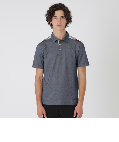 【一部店舗限定】ショルダーチェックポロシャツ