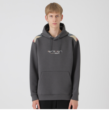 【一部店舗限定】ショルダーチェックロゴフーディー