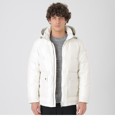 クレストブリッジチェックコンビショートダウン