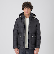 クレストブリッジチェックコンビショートダウン