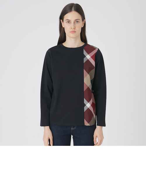 コンパクトクリアーポンチティアードカットソー｜ブルーレーベル