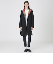 クレストブリッジチェックリバーシブルダンボールコーディガン