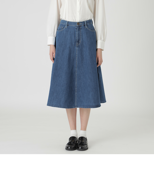 【BLUE LABEL DENIM】フレアスカート