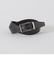 エンボスクレストブリッジチェックリバーシブルベルト