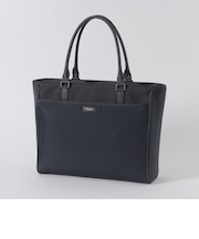 ナイロンコンビカルゼシャドークレストブリッジチェックビジネストートバッグ