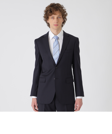 トーナルブルーストライプネイビースーツ