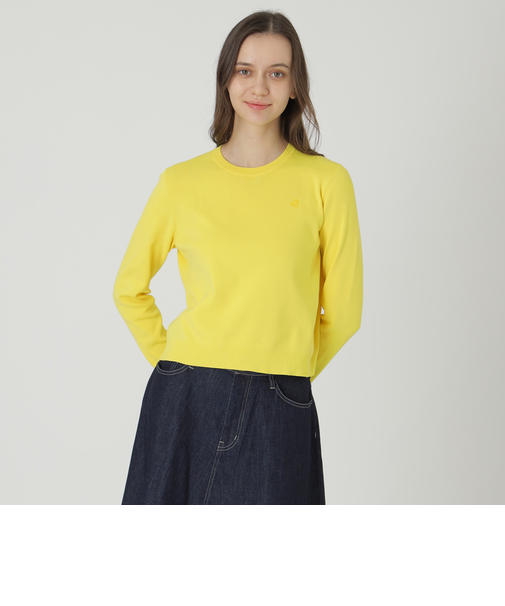 コットンポリエステルニットプルオーバー