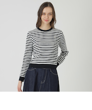 コットンポリエステルニットプルオーバー