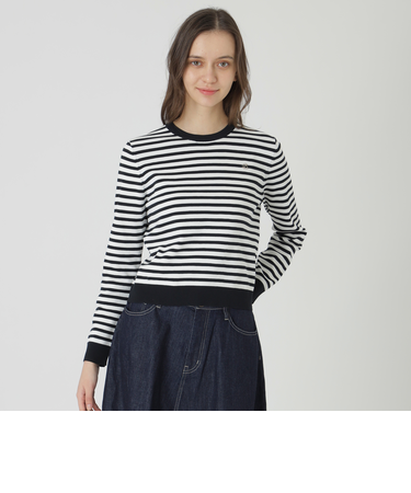 コットンポリエステルニットプルオーバー