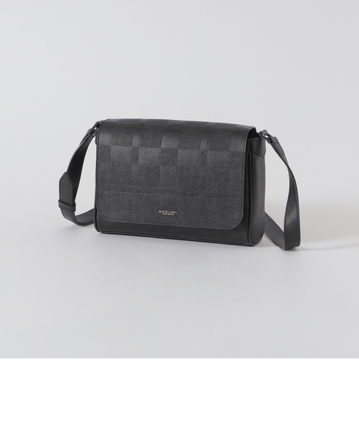 エンボスチェックメッセンジャーバッグ