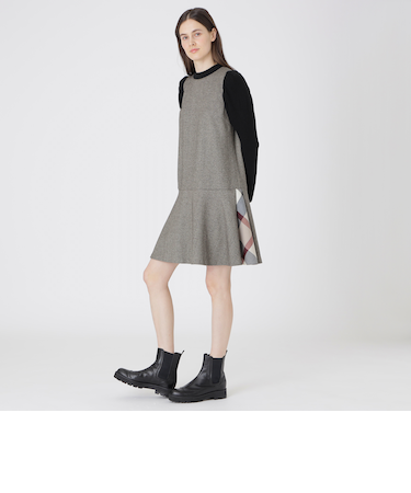 ツイードドッキングドレス