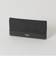 カルゼシャドークレストブリッジチェックロングウォレット