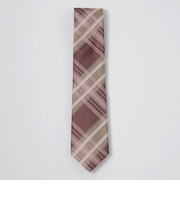 インポートカラーペーンチェックタイ