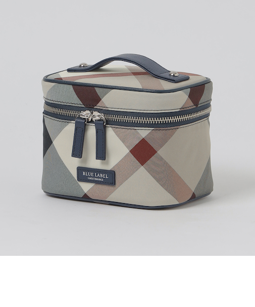 クレストブリッジチェックバニティポーチ