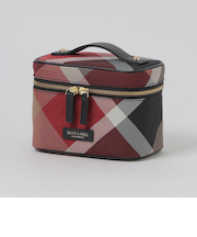 クレストブリッジチェックバニティポーチ