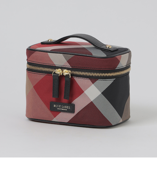 クレストブリッジチェックバニティポーチ