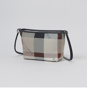 クレストブリッジチェックロゴプリントミニショルダー