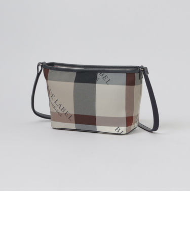 クレストブリッジチェックロゴプリントミニショルダー