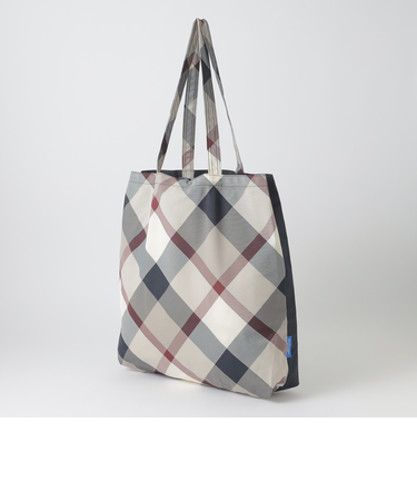 パーシャルクレストブリッジチェックエコバッグ