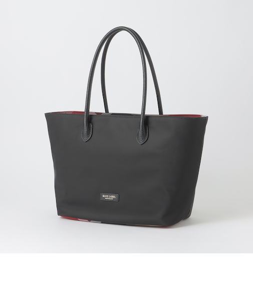 パーシャルクレストブリッジチェックナイロントート