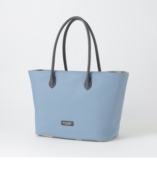 パーシャルクレストブリッジチェックナイロントート