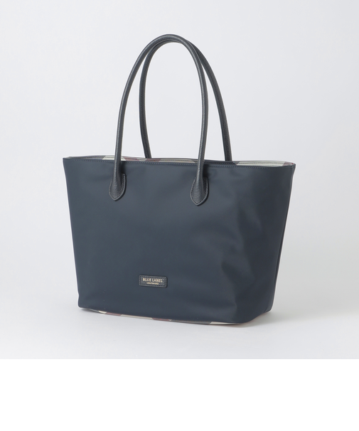 パーシャルクレストブリッジチェックナイロントート