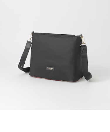 パーシャルクレストブリッジチェックナイロンワンショルダー