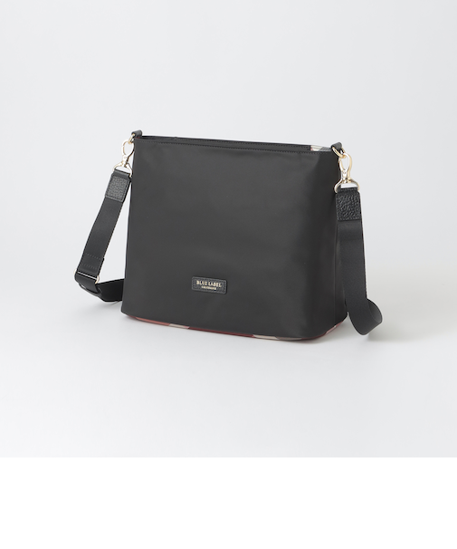 パーシャルクレストブリッジチェックナイロンワンショルダー