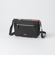 パーシャルクレストブリッジチェックナイロンミニショルダー