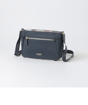 パーシャルクレストブリッジチェックナイロンミニショルダー