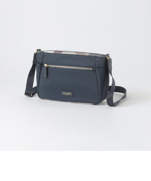パーシャルクレストブリッジチェックナイロンミニショルダー