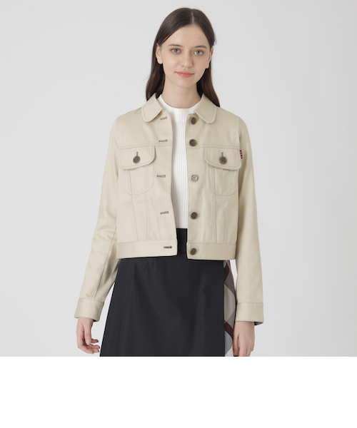 スラブシャンブレーデニムジャケット｜ブルーレーベルブラックレーベル