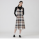 クレストブリッジチェックライトクロッシングツイルキャミソールドレス