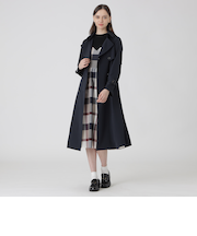 【一部予約販売】ツイルフレアトレンチコート