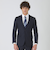 プレミアムネイビーソリッドスーツ