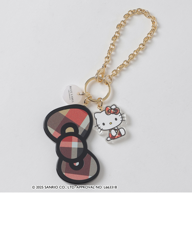 【ハローキティコラボ】クレストブリッジチェックチャーム