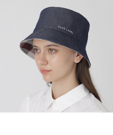 ロゴ刺しゅうリバーシブルバケットハット