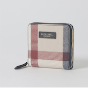 クレストブリッジチェックPVC二つ折り財布