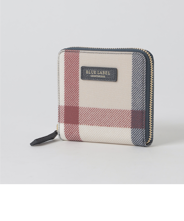 クレストブリッジチェックPVC二つ折り財布