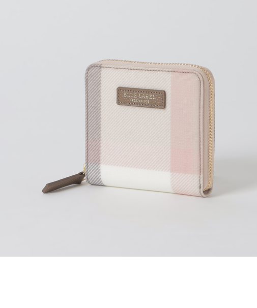 クレストブリッジチェックPVC二つ折り財布