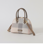 クレストブリッジチェックPVCブガッティバッグ