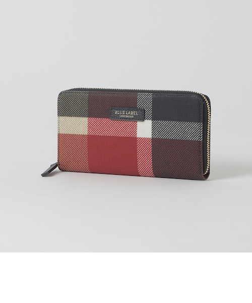 クレストブリッジチェックPVC長財布｜ブルーレーベルブラックレーベル