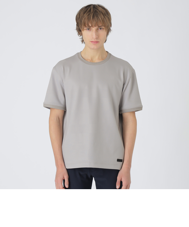 【BLACK lab.】エンボスシャドーチェックTシャツ