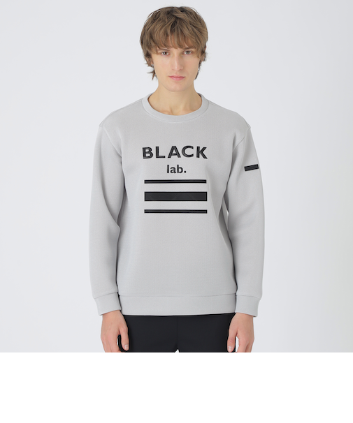 【BLACK lab.】ダブルラッセルグラフィックスウェットシャツ