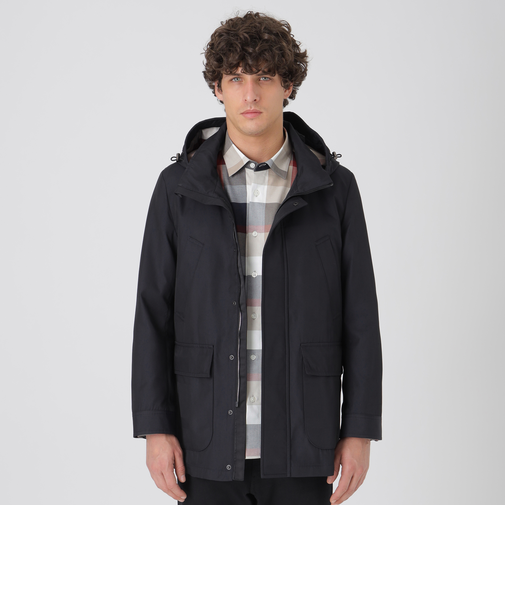 シャドーチェックメモリーホースライディングパーカー