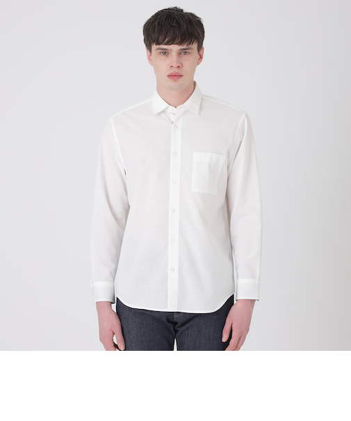 SOMAキュプラパーシャルチェックシャツ