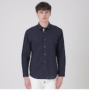 SOMAキュプラパーシャルチェックシャツ